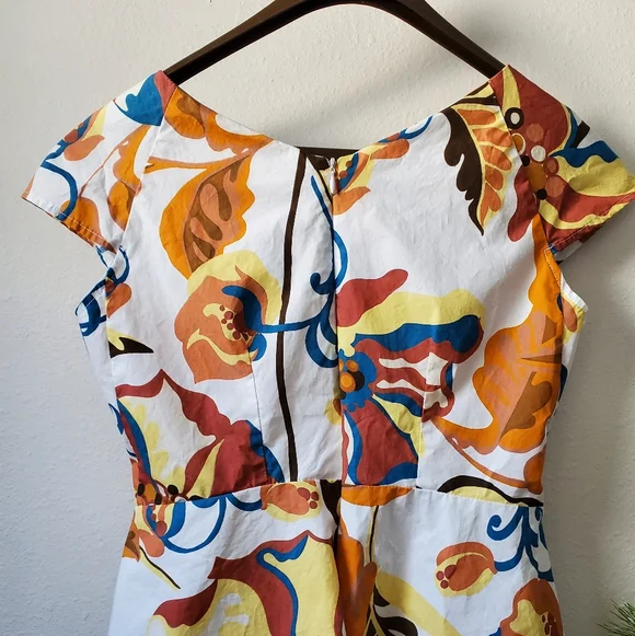 Edas Italian-Made Fit & Flare Dress Cap Sleeves - Picture 7 of 15